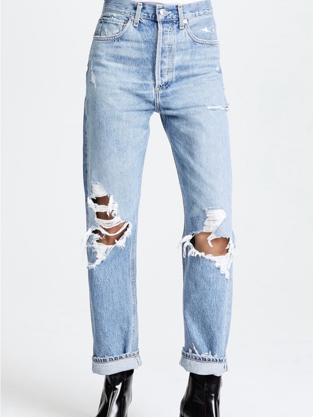 Agolde 90s Mid Rise Straight Fit Jeans